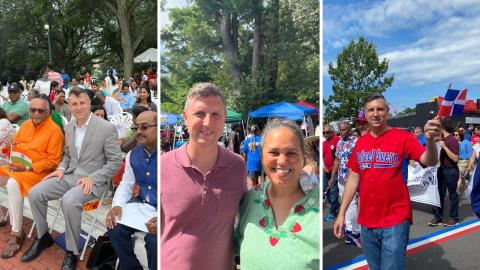 Representative Magaziner participates in community events