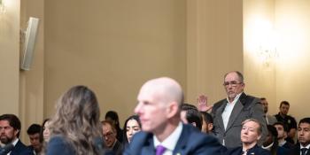 Jim Brown stands up in House Committee on Homeland Security